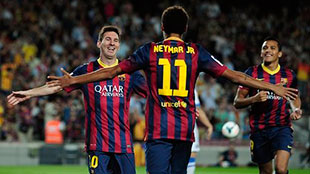 برشلونة يحقق أفضل إنطلاقة تاريخية بالليغا 