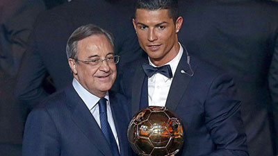 بيريز يطالب بمليون يورو مقابل رونالدو