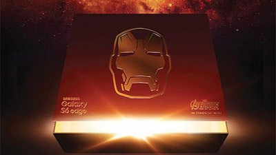 لمحبي شخصية Iron Man... سامسونج تكشف عن نسخة خاصة من جلاكسي اس 6 ايدج