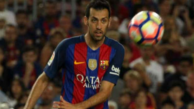 المباراة 400 لسيرجيو بوسكيتس مع برشلونة