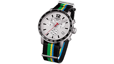 ساعة تيسو من طراز Quickster Baku ذات الإصدار الخاص