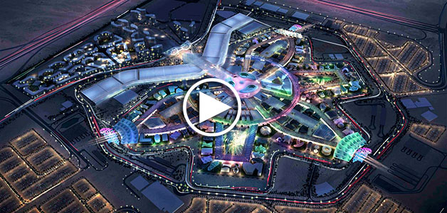 اليكم  الخطة الرئيسية لمشروع إكسبو 2020