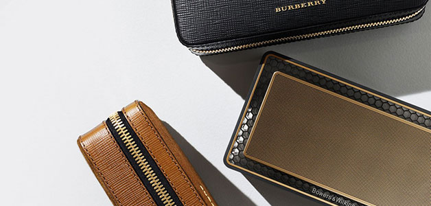 مكبر صوت Bluetooth بلمسة من Burberry