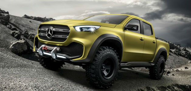 تكشف شركة Mercedes النقاب عن فكرتين لشاحنتي بيك أب X-Class