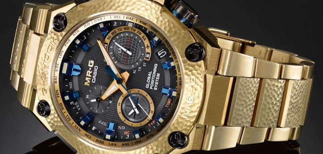 تكشف Casio عن ساعة MR-G Gold Hammer Tone ب $6,200