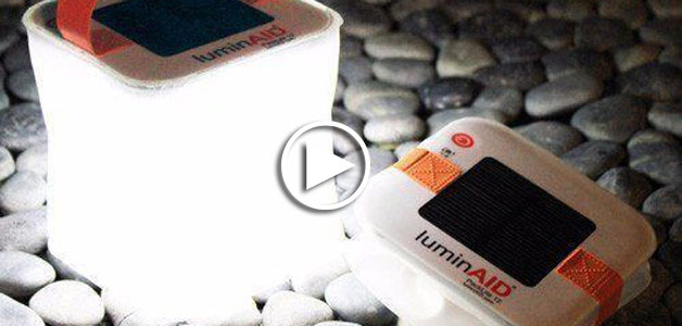 LuminAID : شاحن للهاتف ومصباح