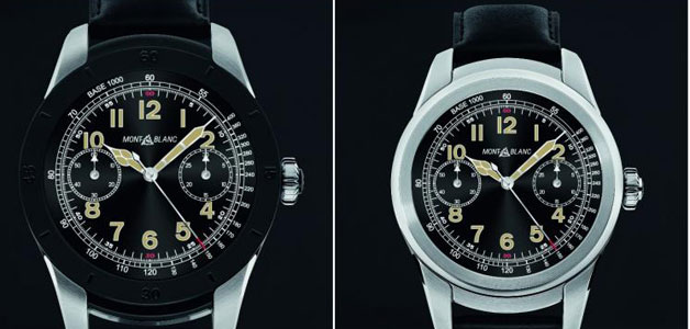 Montblanc summit... أول ساعة تمتلك سطحاً مقوساً من الزجاج الياقوتي