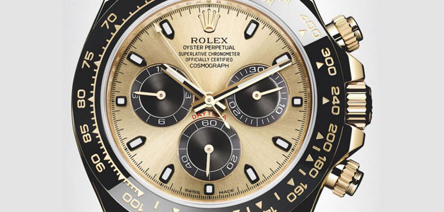 روليكس تطلق أحدث موديلاتها Cosmograph Daytona باللون الذهبي