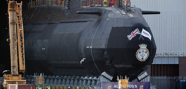 بالصور... شاهد غواصة HMS Audacious النووية الجديدة