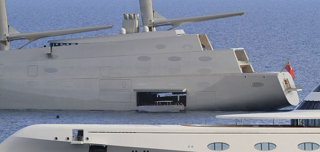 أول نظرة على اليخت الروسي ذو ال360 مليون استرليني Sailing  yacht A