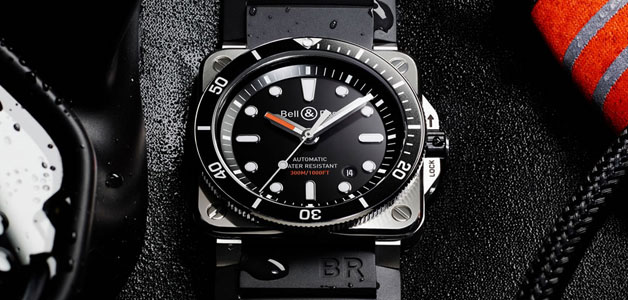 نظرة على أول ساعات Bell & Ross المربعة المخصصة للغوص
