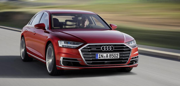 7 أشياء يجب أن تعرفها عن سيارة audi A8 موديل 2018