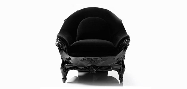 "Evilishly Skull Armchair"  كراس "شيطانية"