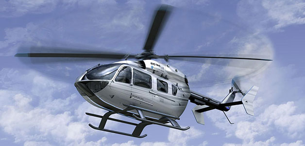 هيليكوبتر Airbus EC145 الفاخرة مع لمسة من مرسيدس بينز