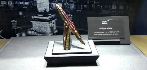 Mont Blanc تقدّم قلم حبر بمليون دولار في أبو ظبي