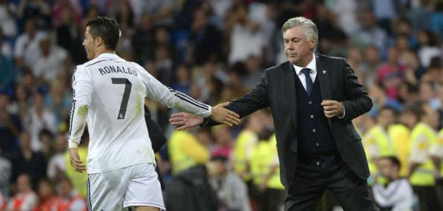 أنشيلوتي يؤكد ان رونالدو افضل لاعب دربه