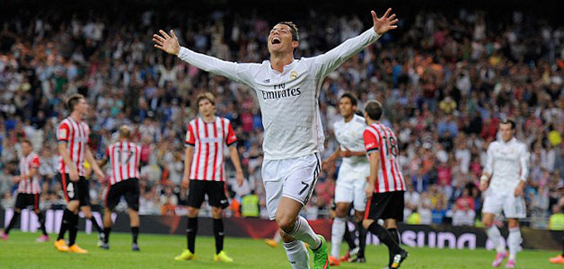 22 هاتريك رصيد نجم ريال مدريد كريستيانو رونالدو في الليغا