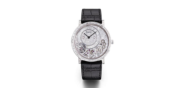 Piaget تكشف عن أرفع ساعة مرصّعة بالجواهر في العالم: ALTIPLANO 38MM 900D