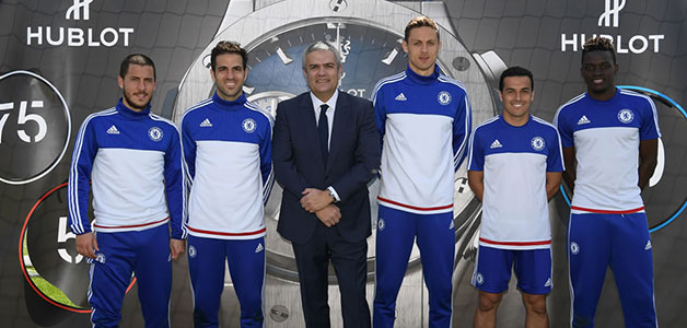 هوبلوت تتعاون مع نادي تشيلسي لاطلاق ساعة Chelsea Chronograph