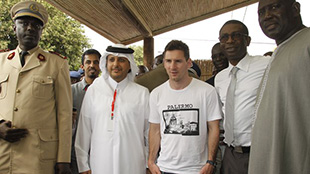 ميسي يتعرض للسرقة في السنغال
