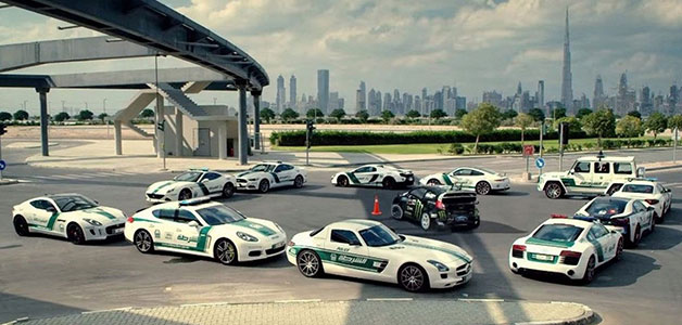 سيارات شرطة دبي تنطلق بدون سائقين في 2020