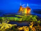 نبع Fly Geyser  عجيبة طبيعية إستثنائية