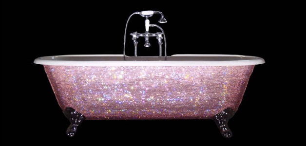 أفخر أحواض الاستحمام من Swarovski