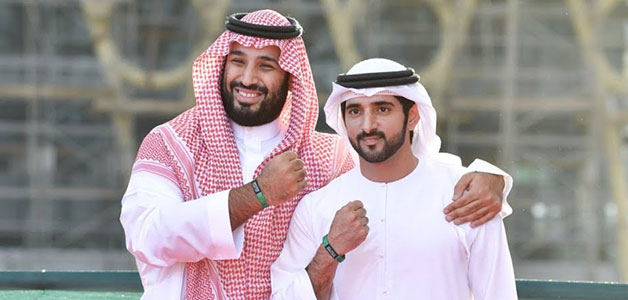 صور توثّق زيارة حمدان بن محمد ومحمد بن سلمان موقع "إكسبو 2020 دبي"